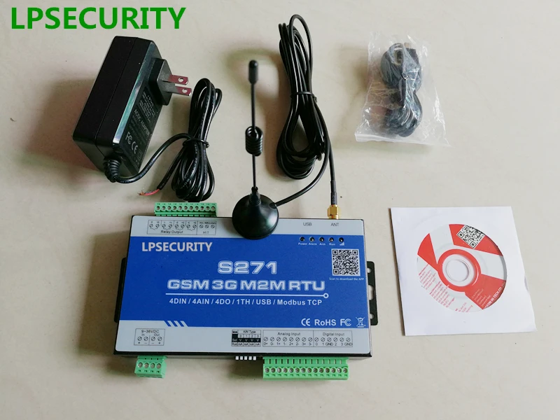 LPSECURITY 3G GSM пульт дистанционного управления терминал/беспроводной PLC контроллер
