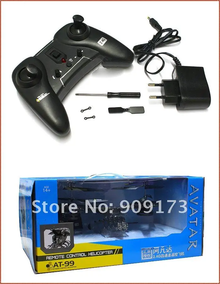 Новинка! Аватар Вертолет Fighter 4 CH 2.4 г инфракрасного гироскопа металла RTF самолет