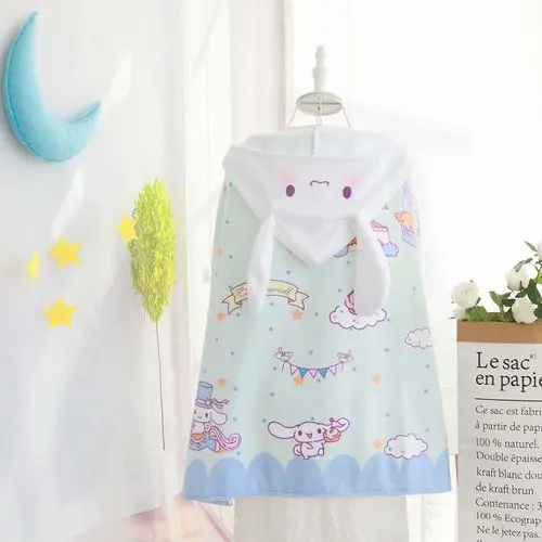 4 Мультфильм Sanrio, Hello Kitty с рисунками из мультфильма «My Melody Cinnamoroll pompurin Little Twin Stars детское банное полотенце халат пляжный халат летняя Одеяло - Цвет: 4