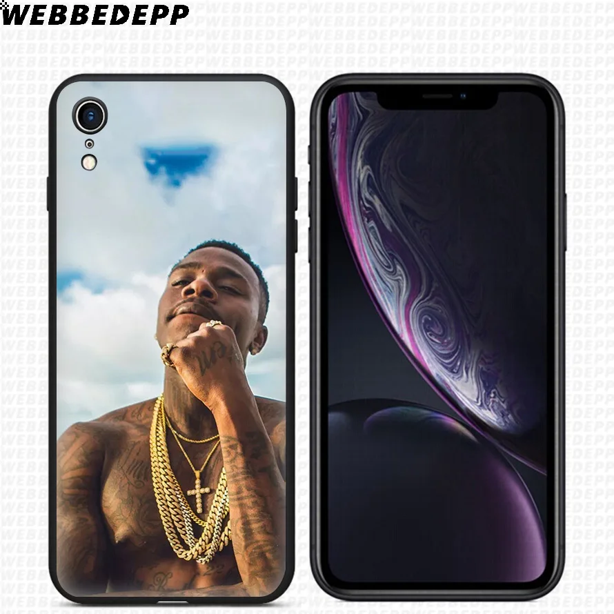 Мягкий силиконовый чехол WEBBEDEPP DaBaby для iPhone 11 Pro Xr Xs Max X или 10 8 7 6 6S Plus 5 SE |
