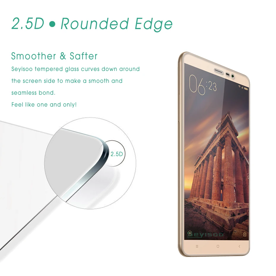 Защитное стекло Seyisoo закаленное для Xiaomi Redmi Note 3 Note3 Pro Prime Xiomi 2.5D 0 мм|tempered glass screen