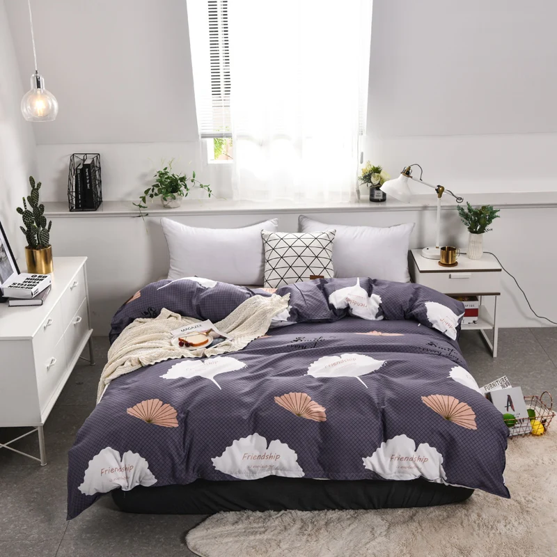 1pc Blue Space Nebula Printed Duvet Cover with Zipper Twin Full Queen King Quilt Cover Comforter Case Bedding Set Bedclothes Hot