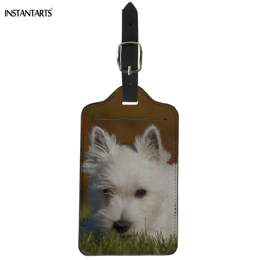 Толстые Чехлы для багажа INSTANTARTS с рисунком милой собаки West Highland White Terrier чемоданов