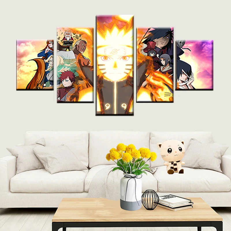 Модульный домашний декор для мальчиков настенный художественный постер 5 шт.