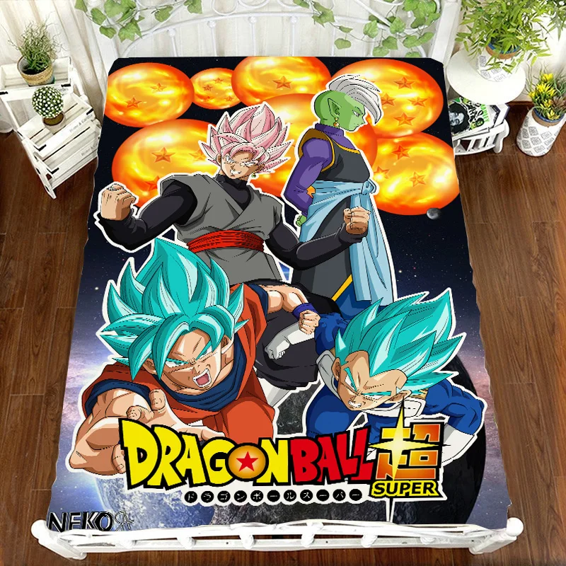 DRAGON BALL Z Аниме простыня с печатным рисунком Вегета Сон Гоку Zetto покрывало детская комната кровать простыни, постельное белье(без наволочки
