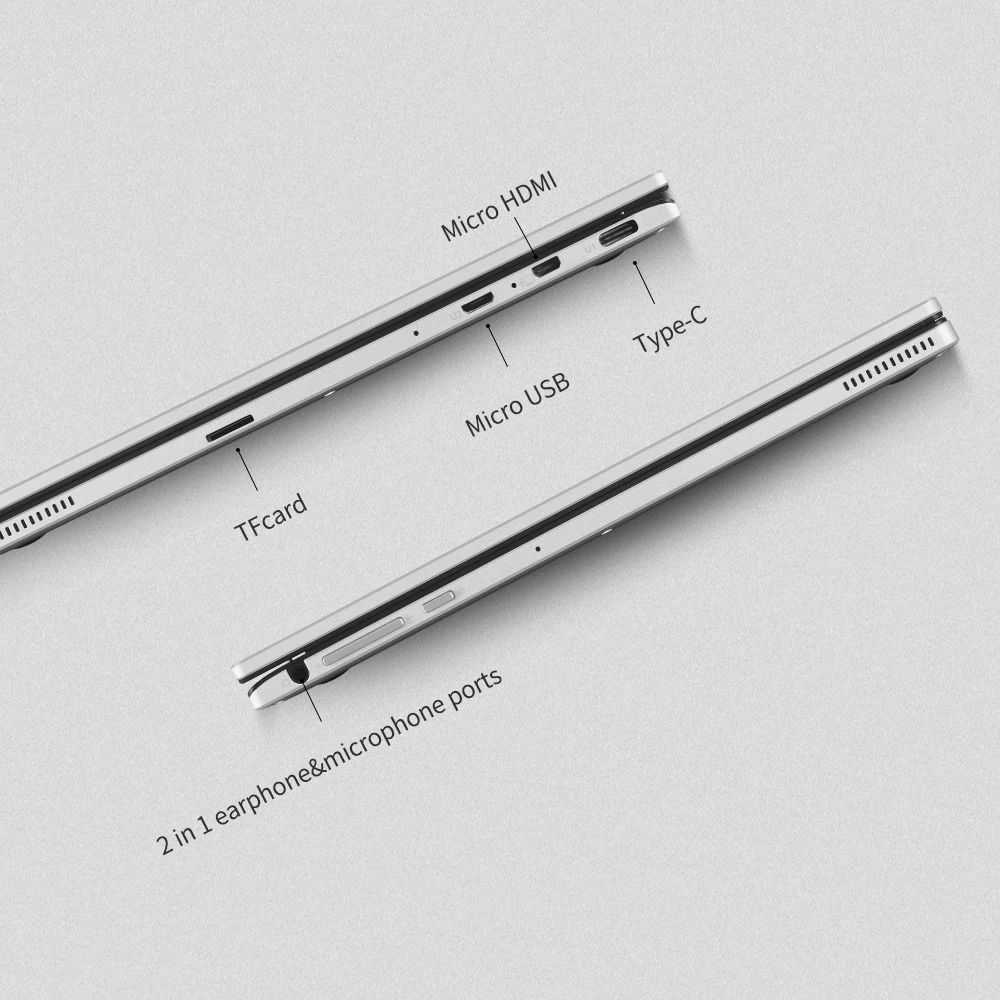 Перемычка EZbook X1 ноутбук 11 6 ''сенсорный ips дисплей Windows 10 двухъядерный 4 Гб DDR3L 128