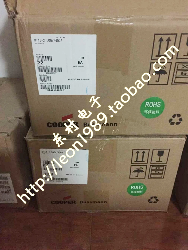 [SA]Cooper Xiɺn Fuse Ltd. Оригинал NT2 RT16-2 500 В 120ka 400A предохранитель -- 5 шт./лот |