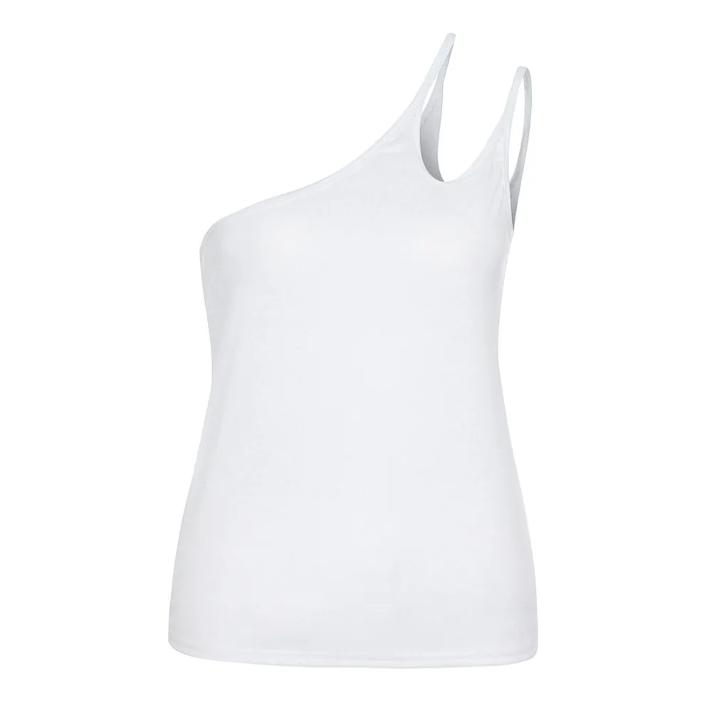 Summer Off Shoulder Sexy Female Knitted Tank Top Women White Skew Collar Tops Streetwear Elastic Short T shirt Cropped Camis Tee
