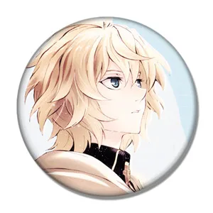 58 мм Серафим конца Owari No аниме Yuichiro Hyakuya Hiiragi Shinoa Kimizuki значки брошь булавки