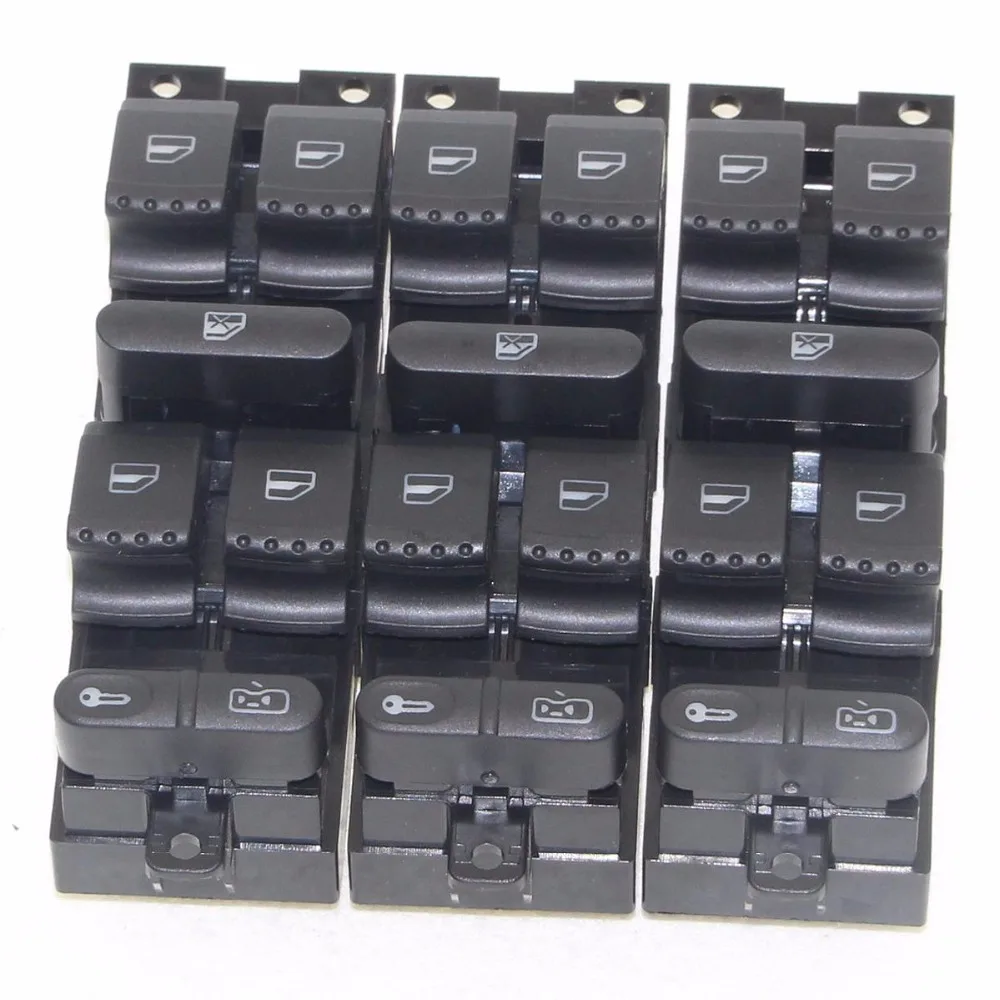 

3 шт. OEM для 99-04 VW GTI Golf 4 Jetta MK4 BORA BEETLE Passat B5 B5.5 кнопка переключения оконного управления OEM :1J4 959 857 D 1J4959857D