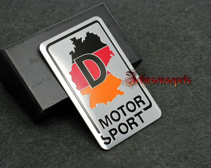 Wholesale 10PCS Germany flag Motor Sport Badge Emblem car sticker 80mm*50mm good quality car-styling | Автомобили и мотоциклы