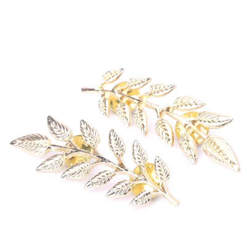 1 пара брошь в виде ветки пшеницы|pin collar|gold collar pinpin pin |