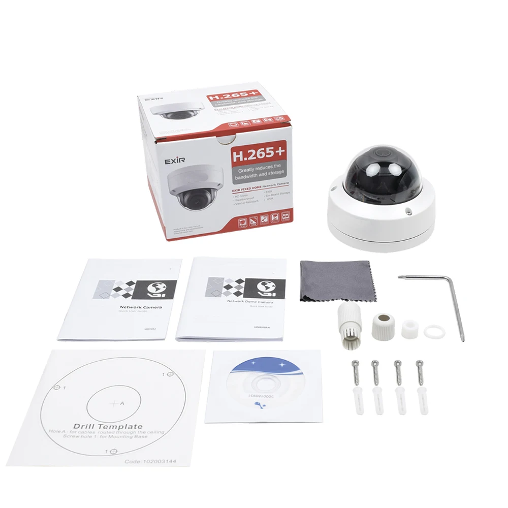 8mp ip camera cctv video surveillance security PoE DS-2CD2185FWD-IS Audio for hikvision dahua DVR HIK-Connect iVM4200 Camcorder |