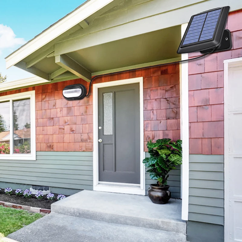 10 светодиодов супер яркий светильник на солнечной батарее с ИК датчиком движения