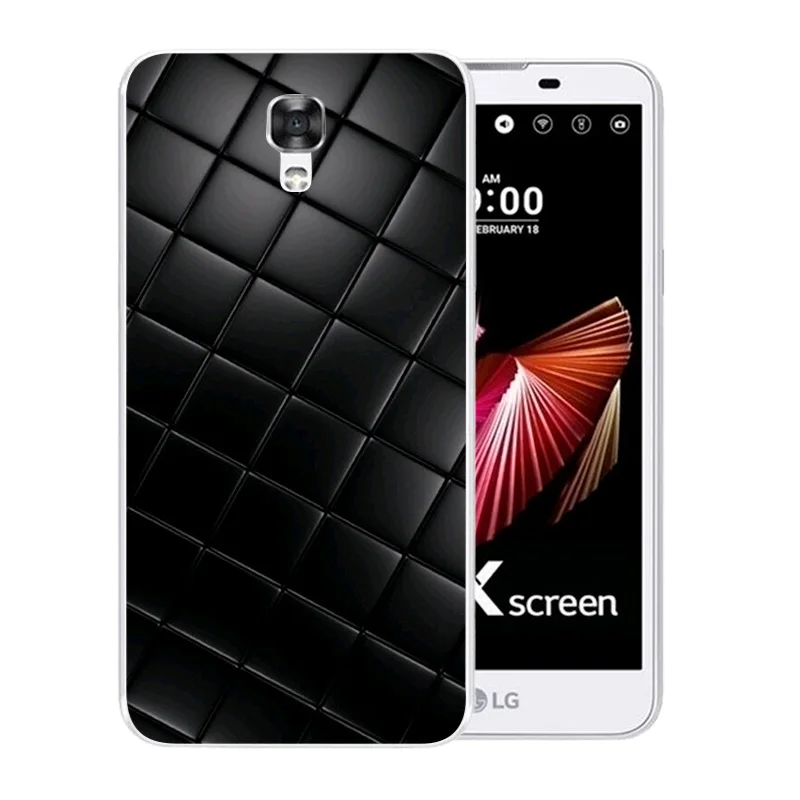 Мягкие чехлы из ТПУ для LG X Screen/X View K500N K500DS с красочным рисунком мягкая силиконовая