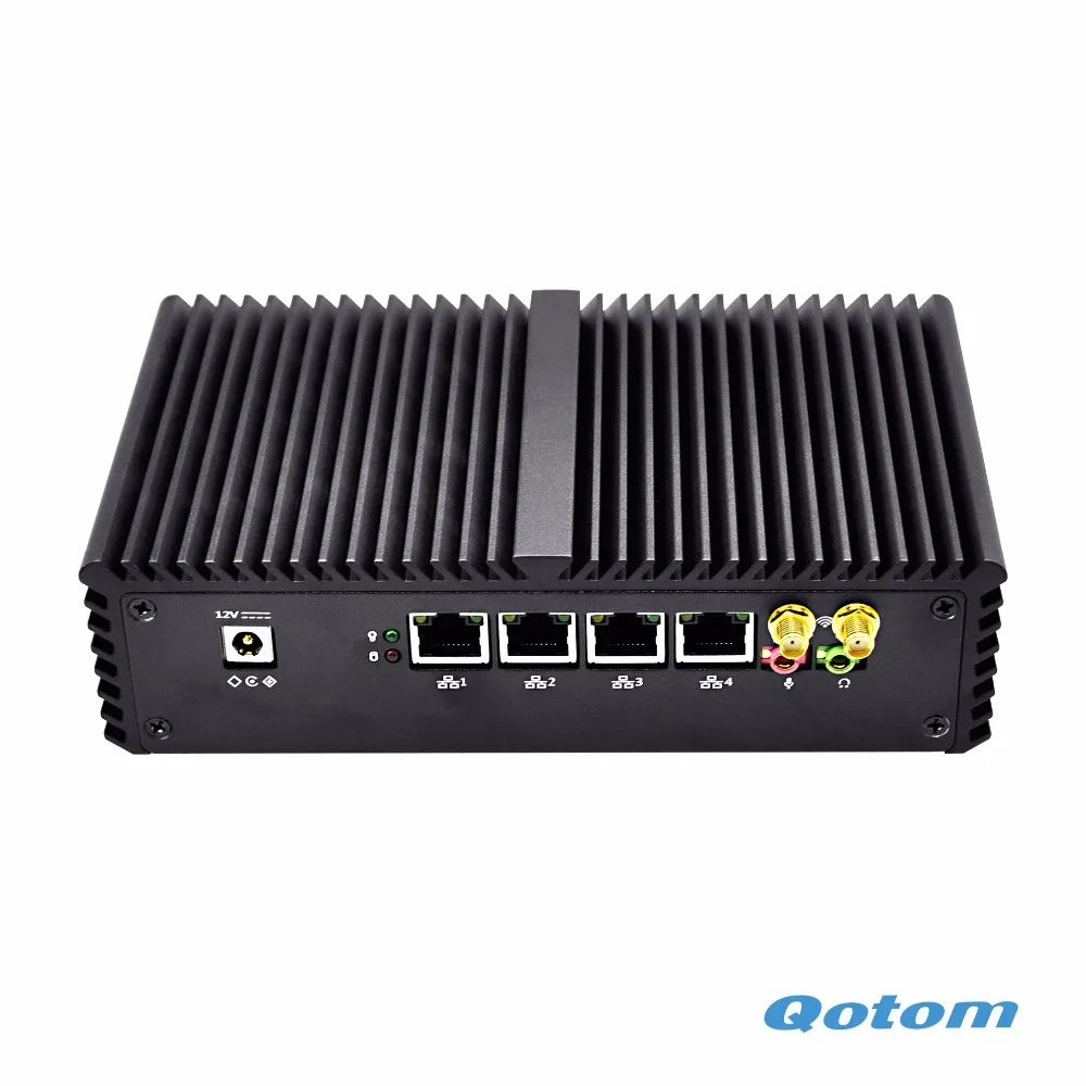 Q310G4/Q330G4 Core i3 без вентилятора 4 Lan pfSense устройство шлюза безопасности поддержка AES NI