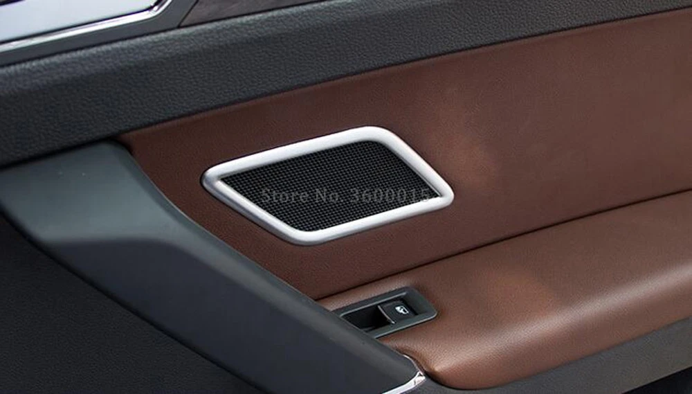 Для Volkswagen Touran 2016 2018 2019 ABS матовая задняя дверь аудио динамик громкий крышка