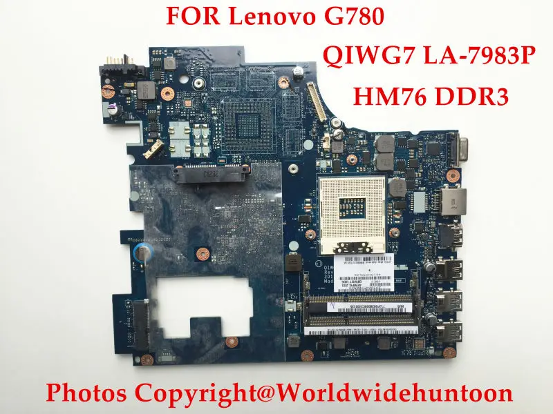 Совершенно новая Оригинальная материнская плата для ноутбука Lenovo G780 QIWG7 HM76 PGA989 DDR3