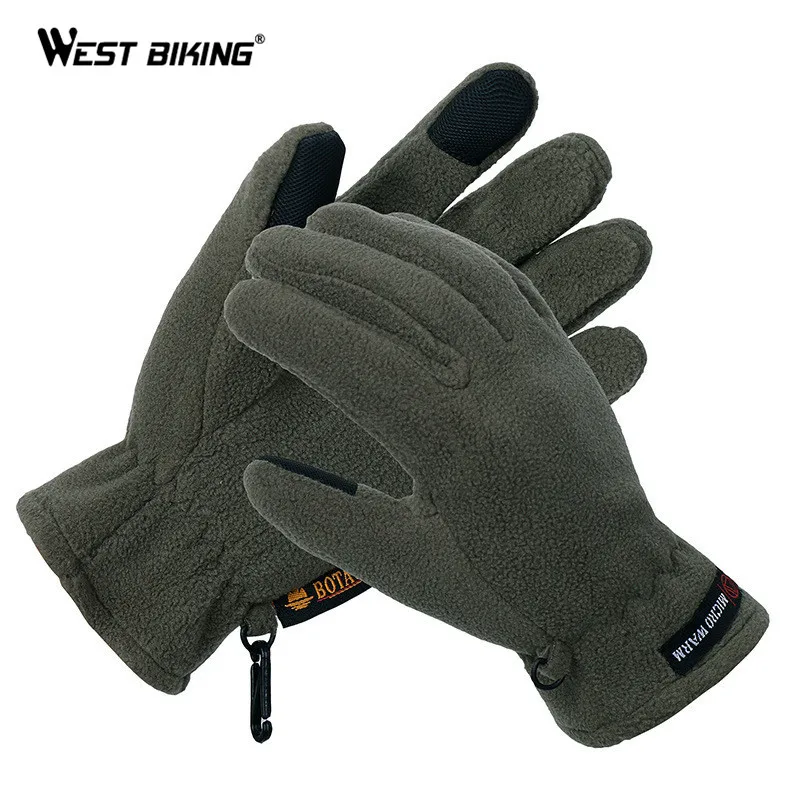 Зимние флисовые велосипедные перчатки с сенсорным экраном|bike cycling gloves|bike glovescycling