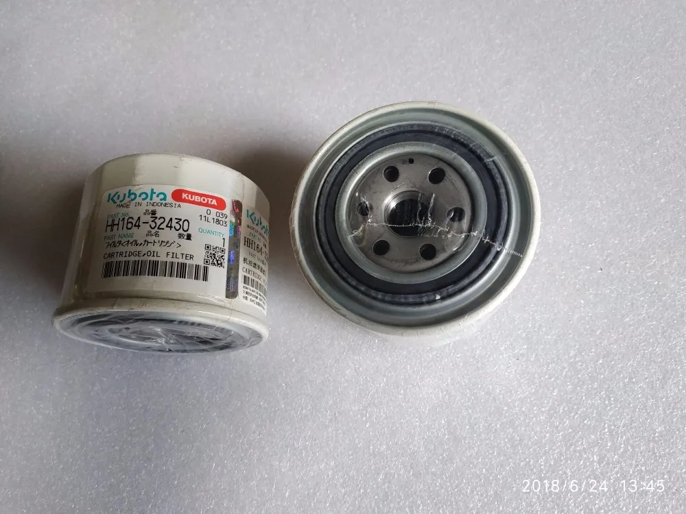 HH164 32430 масляный фильтр для уборочный комбайн Kubota 588 688 788 888 трактор бульдозер | Детали инструментов -32777372761