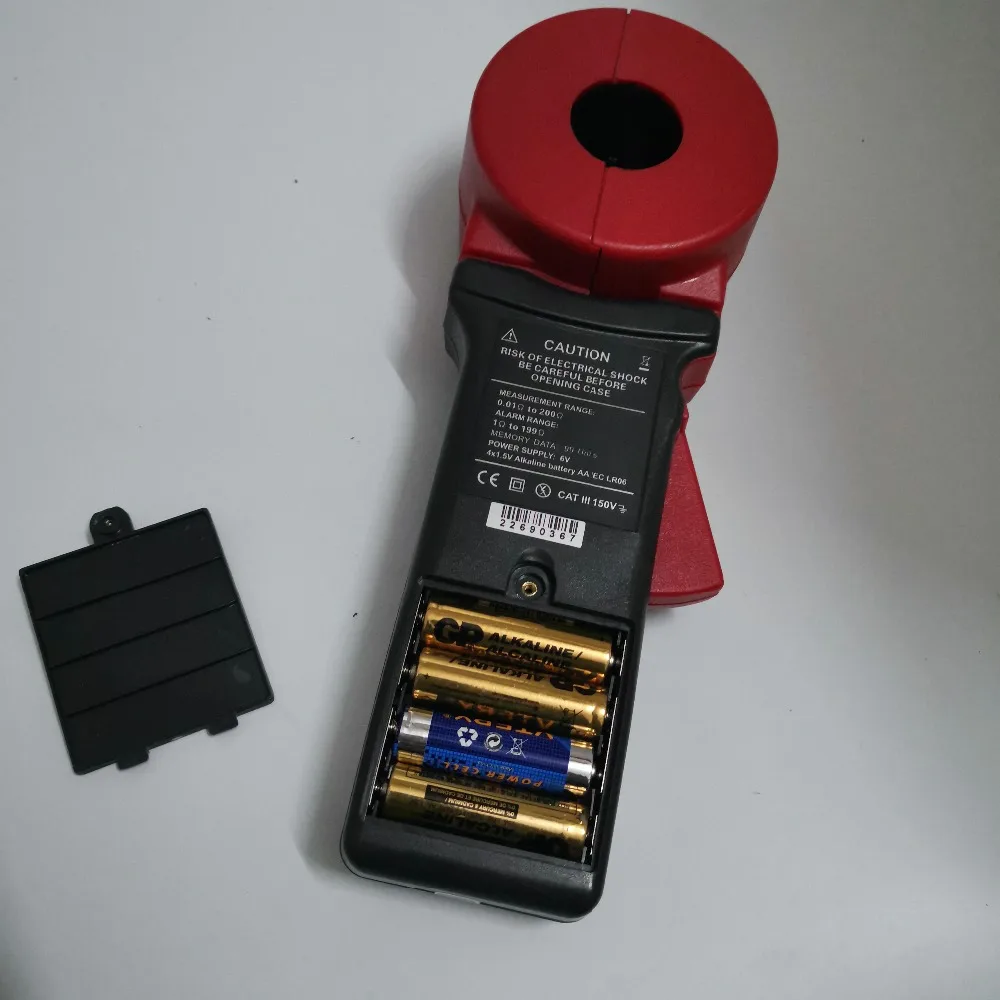 ETCR2100A+ цифровой зажим Сопротивление заземления метр тестер 0,01-200Ω