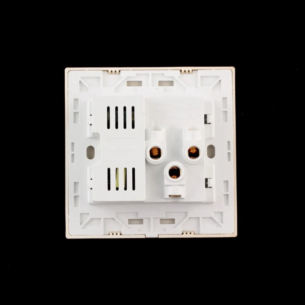 Двойной USB Порты и разъёмы 5V 2100MA Электрический настенный Зарядное устройство Порты и разъёмы док-разъем Мощность розетки электричество AC Мощность Панель пластина
