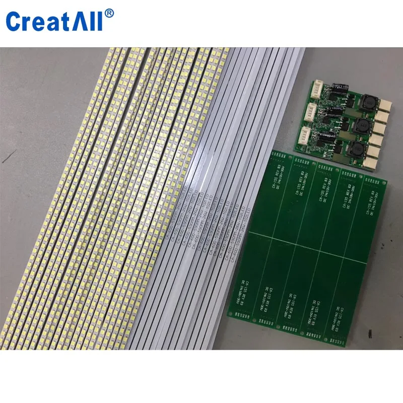 2 компл./лот 24''inch Регулируемая яркость led подсветка полосы комплект
