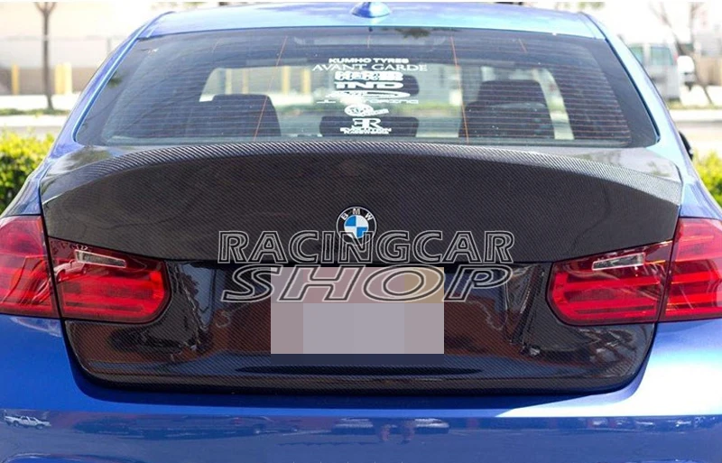 CSL Стиль 3K настоящее углеродное волокно задний багажник для BMW 3 Series F30 седан 2012UP