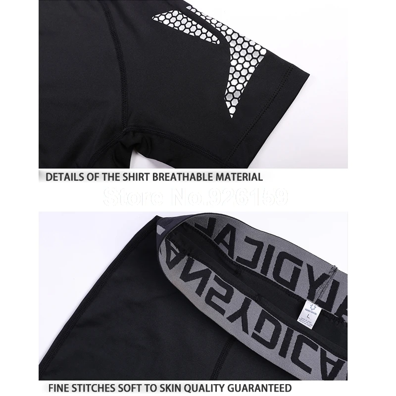 Vansydical Mens Sports Suits Running For Men 3pcs Sportswear Sets Tracksuits Basketball Training Gym Clothing |
