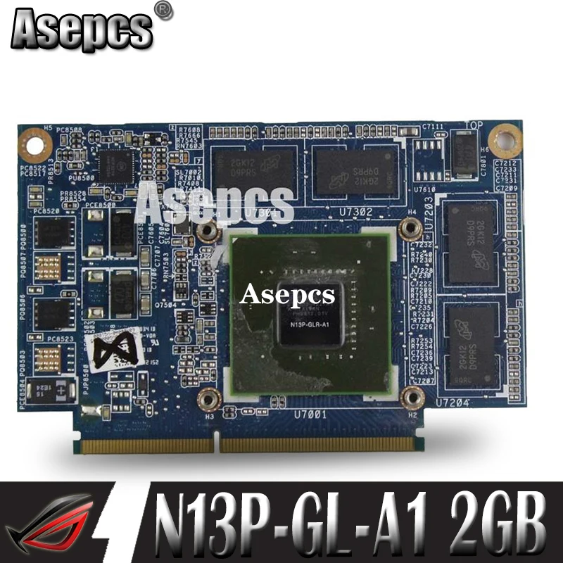 Asepcs для For Asus K55VM графическая карта GeForce GT630M N13P GL A1 2 Гб видеокарта подходит A55V K55VJ K55V