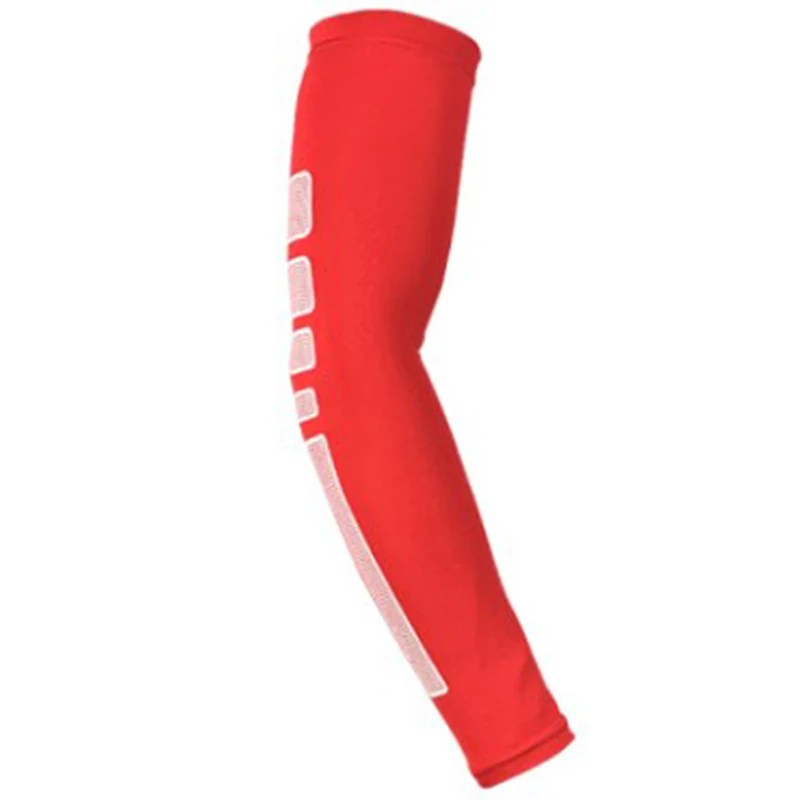 1PCS 1 шт. дышащие быстросохнущие рукава для бега баскетбольные локоть наколенники фитнес нарукавники спортивное оборудование для защиты от солнца - Цвет: 1PCS