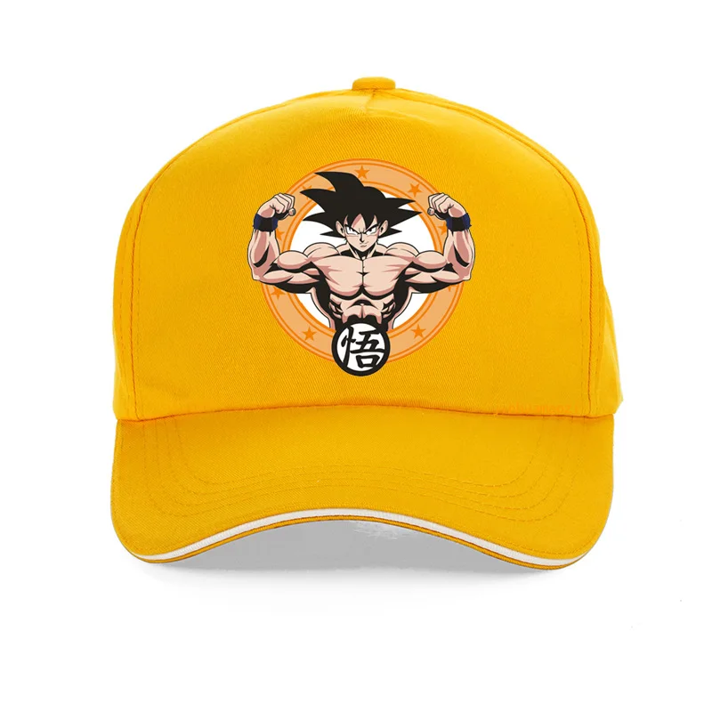 Цвет: желтый Dragon Ball Кепка супер сайян Dragon Ball Z Goku бейсбольная кепка Япония Вегета аниме Torankusu Шляпа Унисекс Регулируемая snapback шапки - Цвет: Цвет: желтый