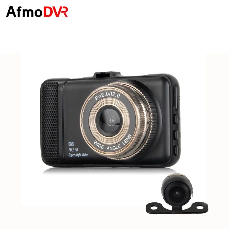Dealcoo Автомобильный dvr полный Hd автокамера с двумя камера s для автомобиля Full Dashcam