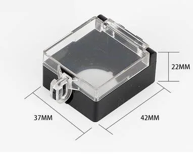 

Прозрачный защитный бокс для кнопки аварийной остановки 22 мм