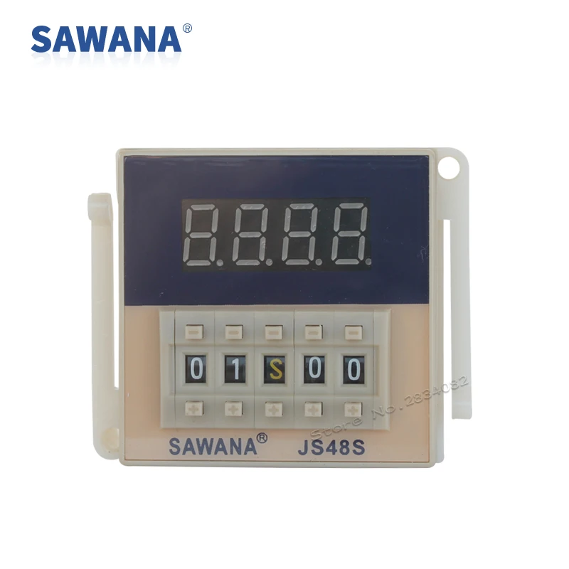 Pre-formulation time relay H5CN on-delay SPDT AC24/DC24V 12V 0.01S-99H99M JS48S-1Z Socket base Counts Timer Relays | Обустройство