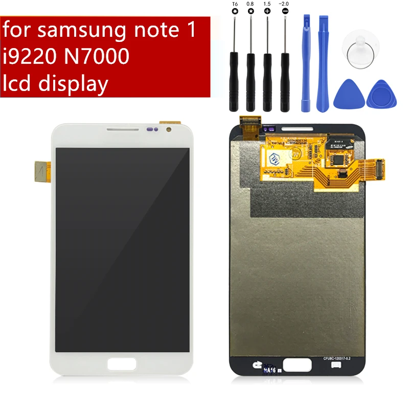 

Super AMOLED LCD For Samsung Galaxy note 1 lcd i9220 N7000 lcd + frame Screen Touch Digitizer Replacement free shipping