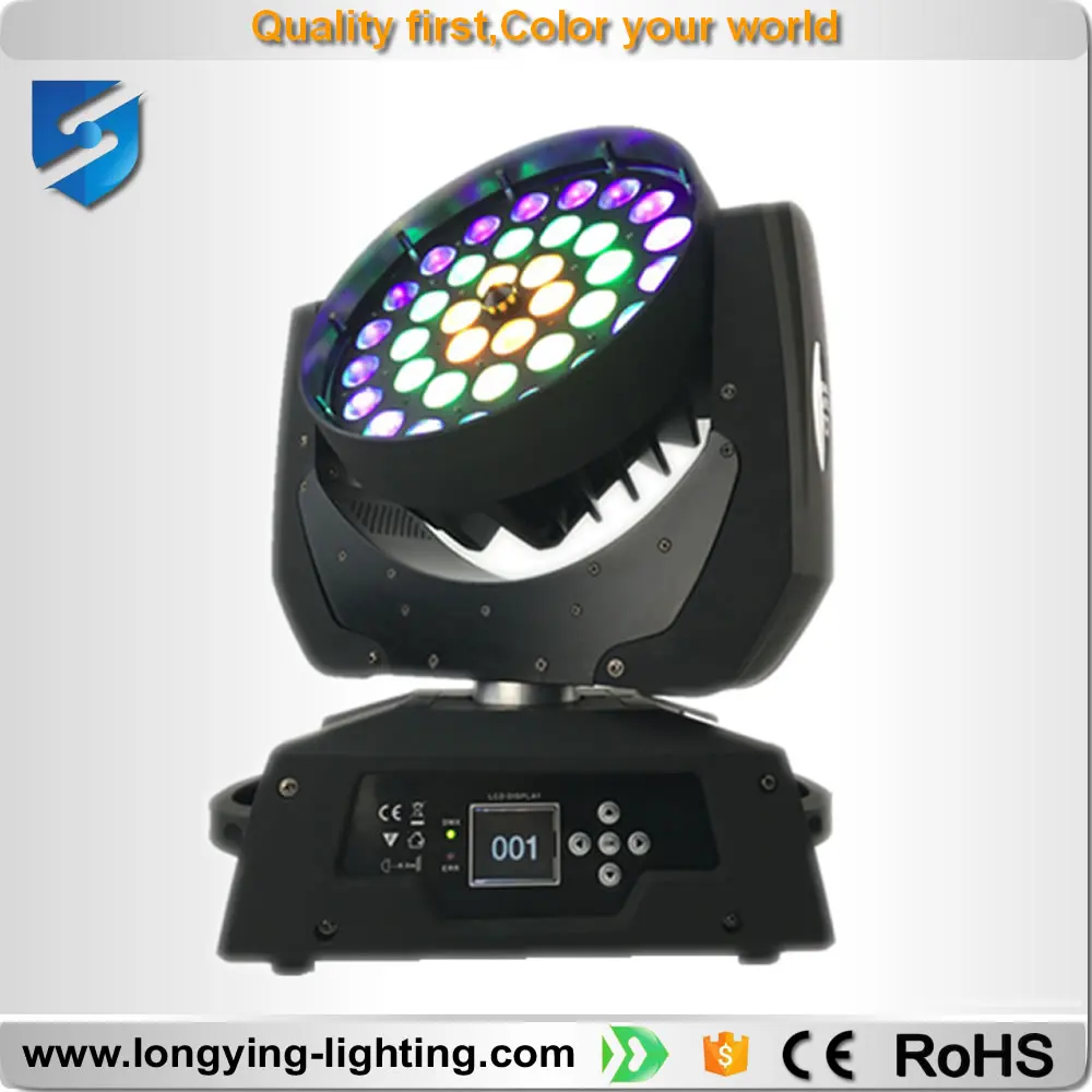 Бесплатная доставка 10 шт./лот 36x18 Вт увеличить заливающего света led wash zoom