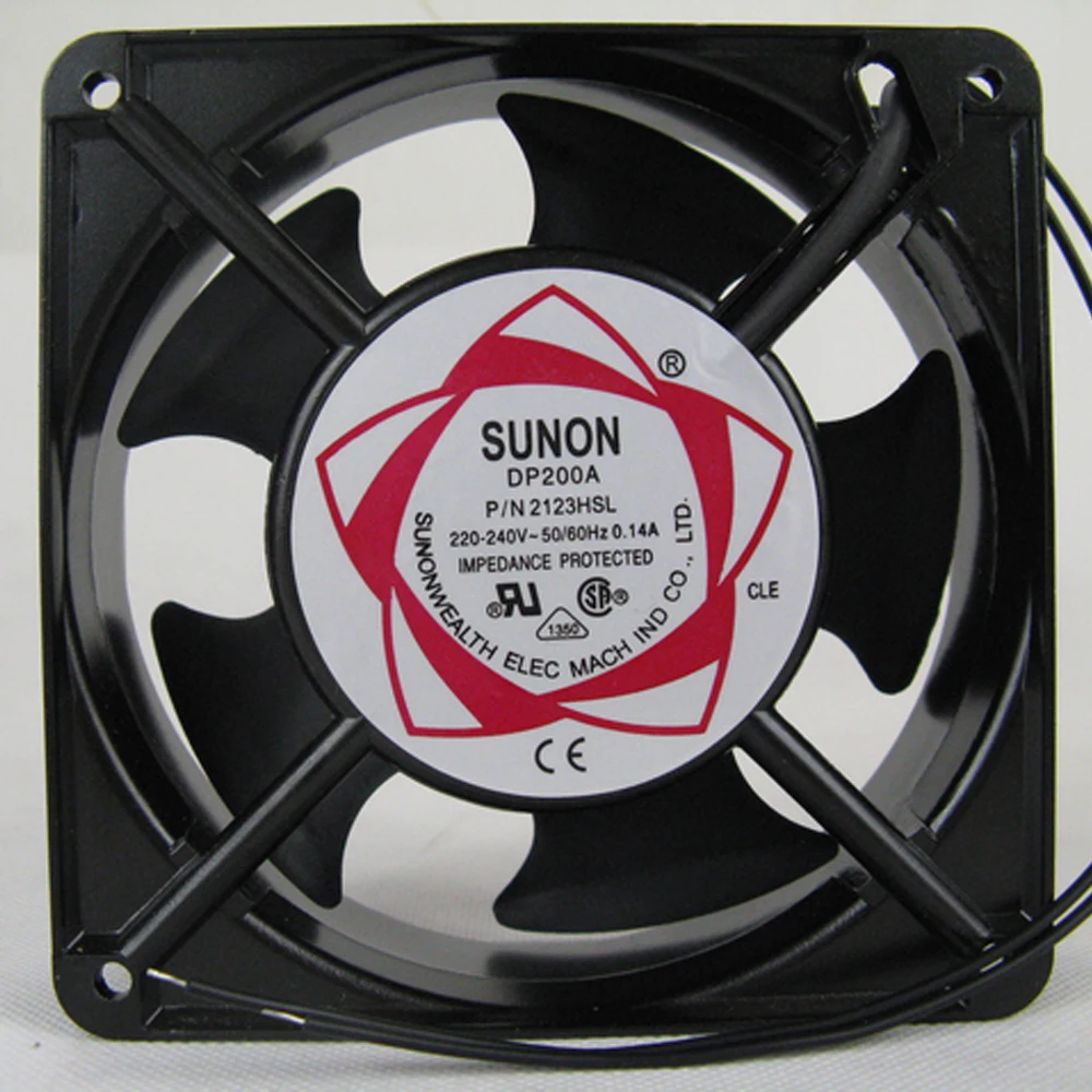 DP200A 2123HSL 120x120x38 мм SUNON охлаждение 220/240V 0.14A осевой вентилятор переменного тока