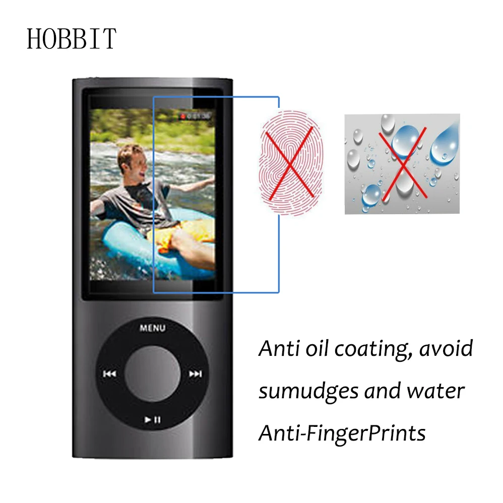 Противоударный mp3 плеер 3 упаковки для Apple iPod Nano 5 го поколения 7H Взрывозащищенный