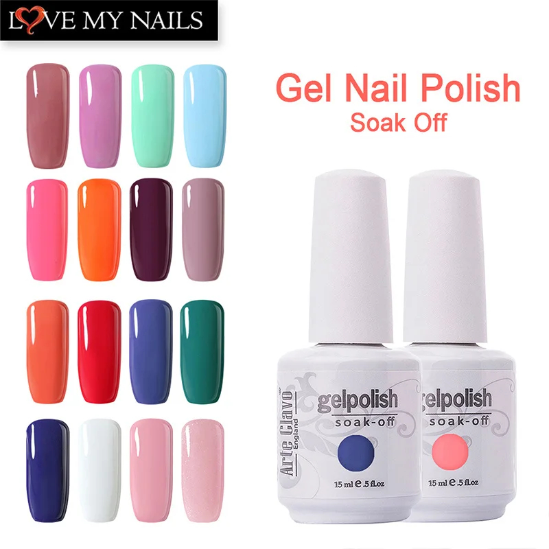 Гель лак для ногтей Arte Clavo Any 1 цвет 15 мл|color nail gel|nail geluv gel |