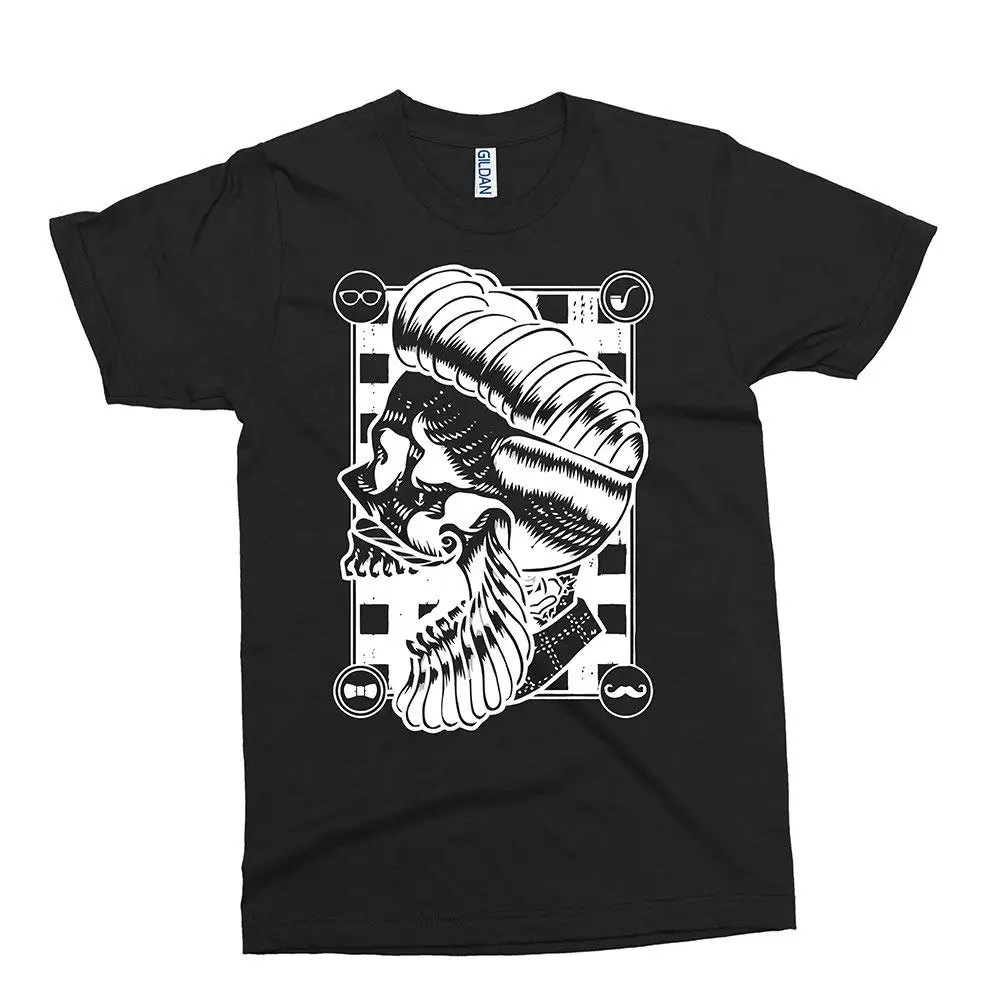 

Gentleman Barber Shop 2018 Short Sleeve O-Neck Tops Tees Men 100% Cotton Homme Short Sleeve