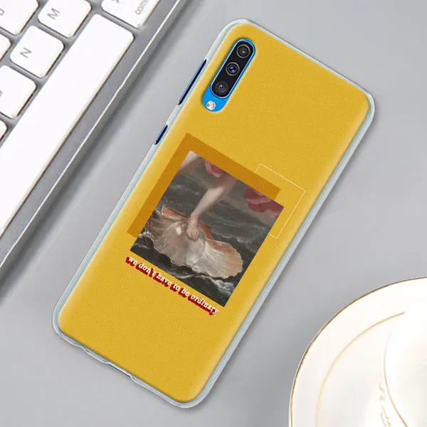 02 Художественный эстетический чехол с рисунком Ван Гога Мона Лиза для samsung Galaxy A30 A40 A50 A70 A6 A8 Plus A7 A9 M30 чехол для телефона Coq - Цвет: 02