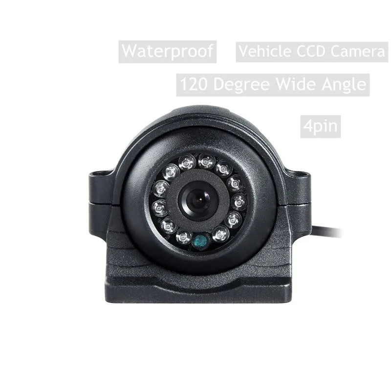 

Wide Angle 4PIN 700TVL Metal Waterproof Back Side / Front View Reverse Backup Car Duty Camera for Heavy Bus Truck Van
