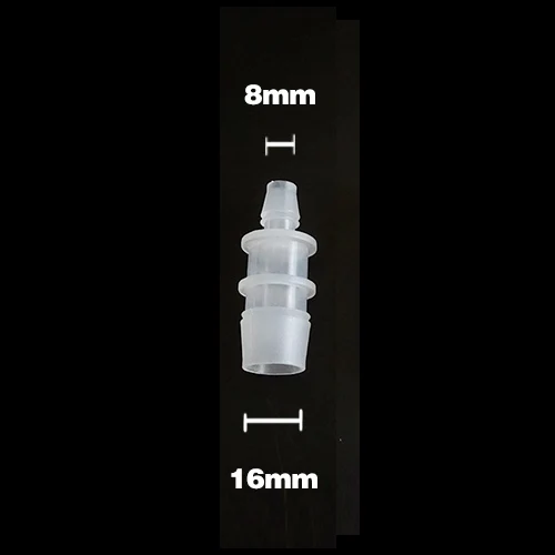 16mm-8mm Пластик 6 Тип 1 шт. зажим для аквариумного шланга адаптер CO2 Airline трубка коннектор конвертер рыбы завод бак Водопровод - Цвет: 16mm-8mm