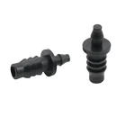 Концевые Заглушки для оросительной трубы 100 шт., 8 мм и 4 мм, заглушки для садового газона, фитинги для ирригационных систем