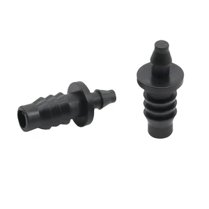 Концевые Заглушки для оросительной трубы 100 шт., 8 мм и 4 мм, заглушки для садового газона, фитинги для ирригационных систем