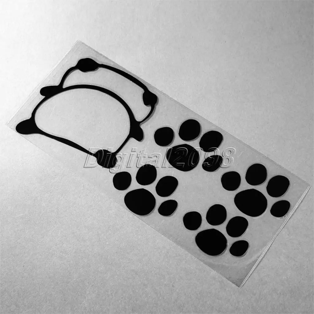 Yetaha новый автомобильный Стайлинг забавные наклейки на заднюю панель с пандой для