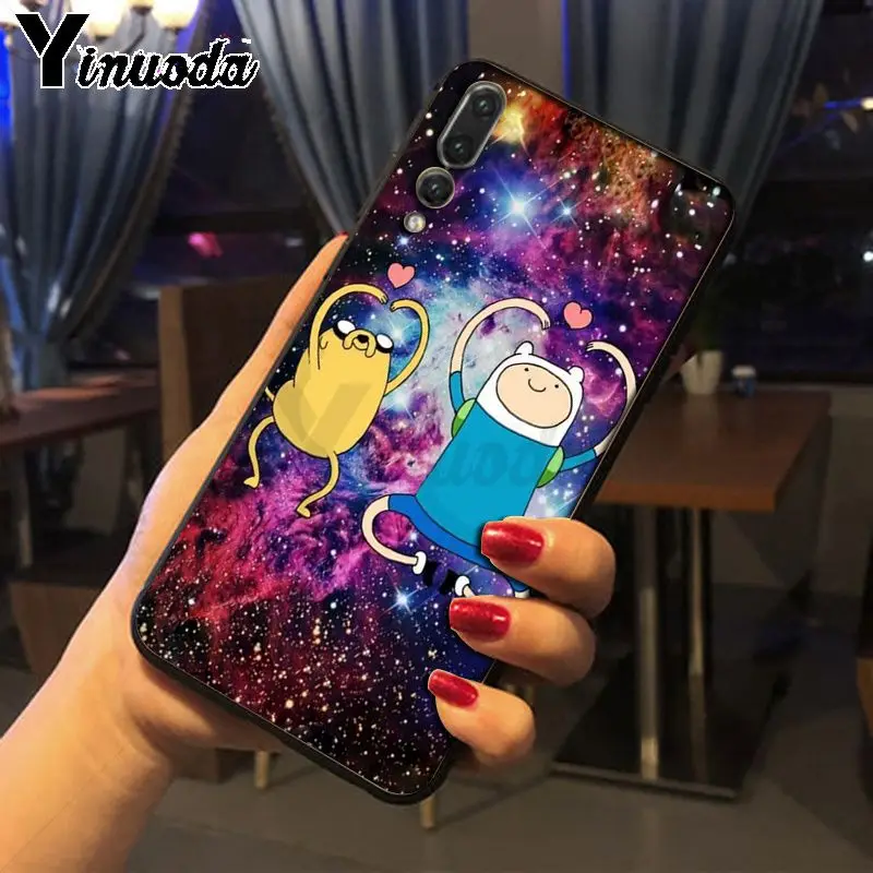 Мягкий черный чехол для телефона Yinuoda Best friends Adventure time Для huawei p20 pro p20lite mate10pro nova 3i