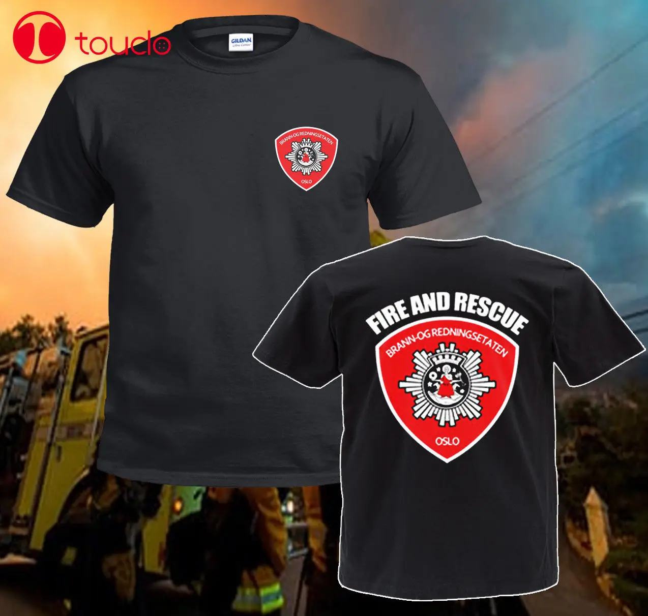 2 стороны 2019 Горячая Распродажа Новая норвежская Осло Пожарная служба пожарный
