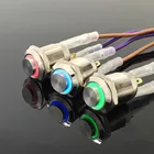 12 мм высокий круглый водонепроницаемый мгновенный металлический светодиодный сигнал из нержавеющей стали ярсветильник автомобильный сигнал 3 в 5 в 12 В 24 В